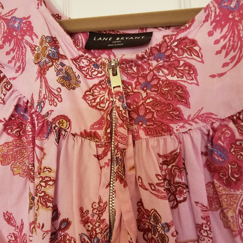 Lane Bryant pink top - Picture 2 of 3